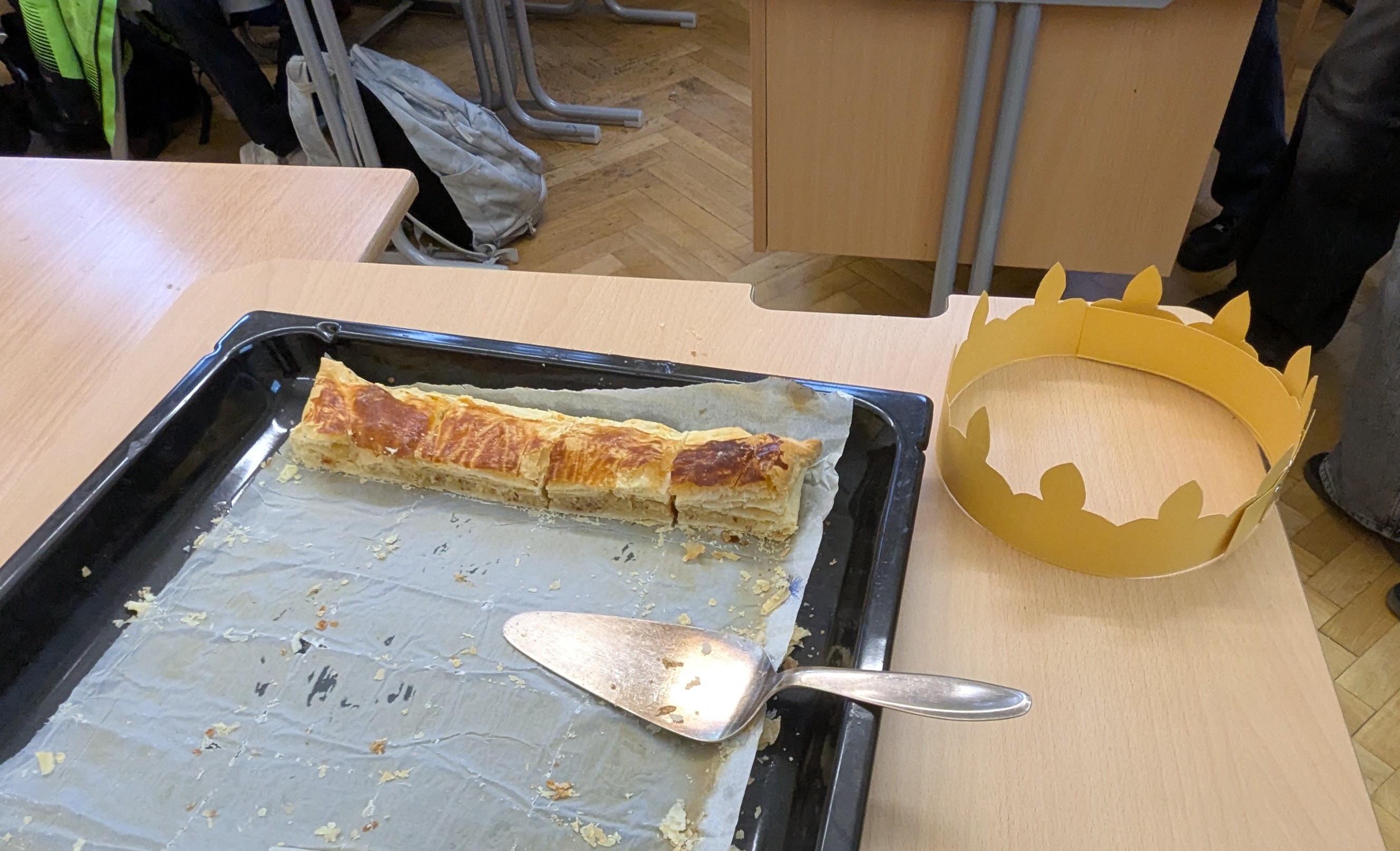 Französisch Galette des rois Kuchenblech