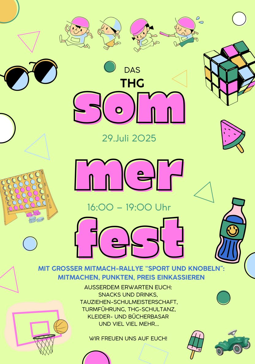 Schulfest 2025 Plakat