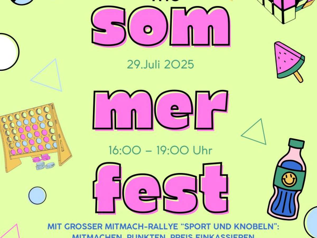 Herzliche Einladung zum Sommerfest