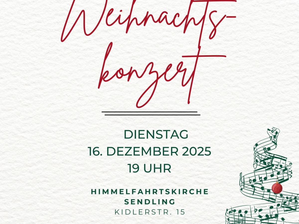 Herzliche Einladung zum Weihnachtskonzert 2025